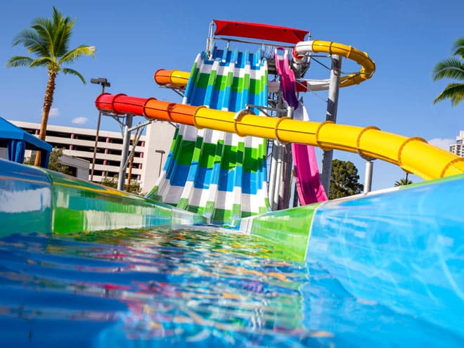 Circus Circus Splash Zone Water Slides Pool Las Vegas 
